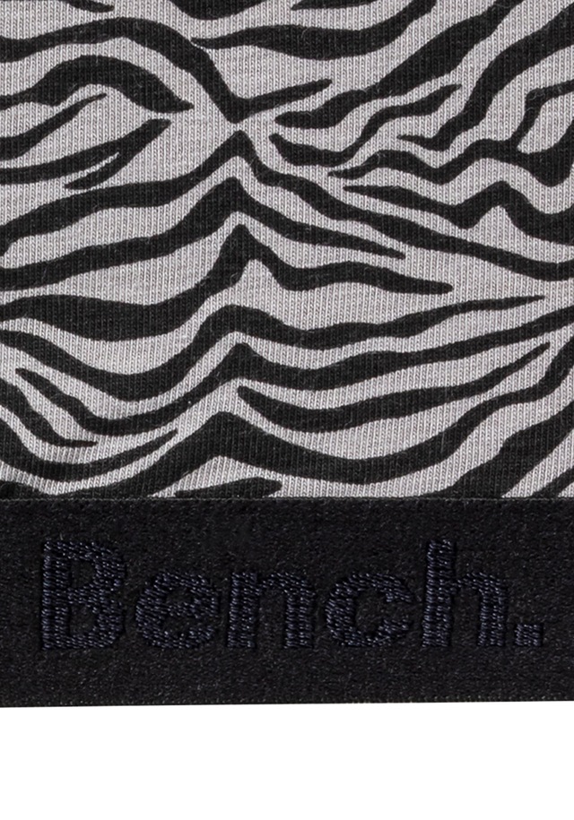 Bench. Set: Bustier mit Panty, 4 in tonigem Zebramuster