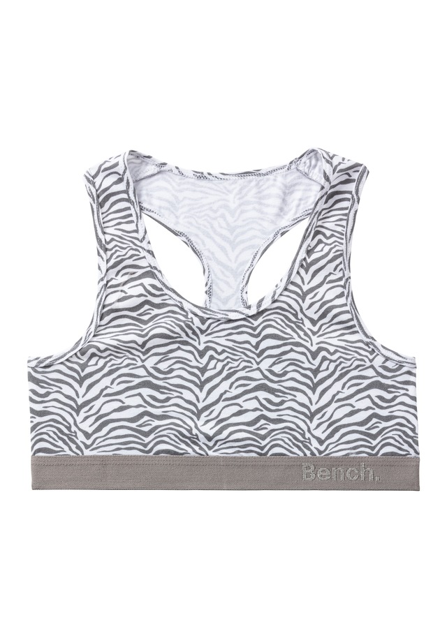Bench. Set: Bustier mit Panty, 4 in tonigem Zebramuster