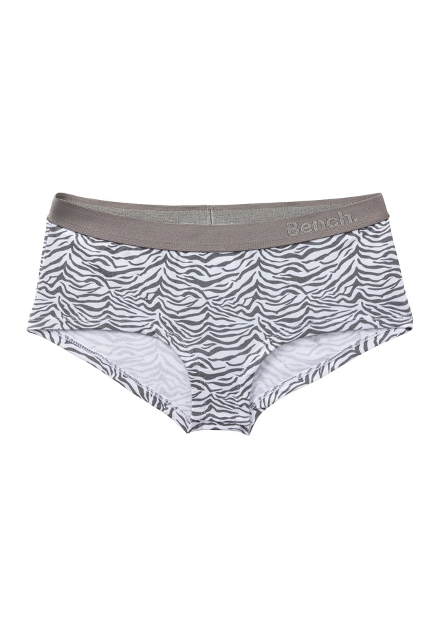 Bench. Set: Bustier mit Panty, 4 in tonigem Zebramuster