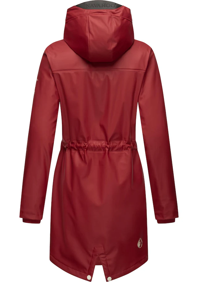 Navahoo Regenjacke »Flower of Ocean« mit Kapuze Wasserdichter Damen Outdoor Regenmantel