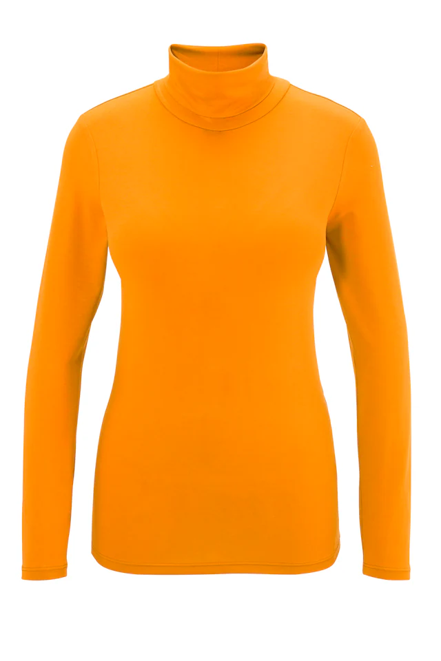 Aniston CASUAL Rollkragenshirt in schwarz-bunt-bedruckt oder 4 trendigen Unis
