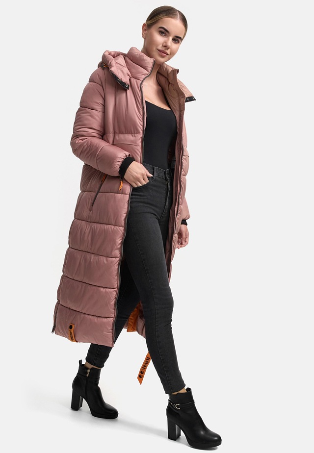 Navahoo Steppmantel »Kristallblume« modischer, gesteppter Damen Wintermantel