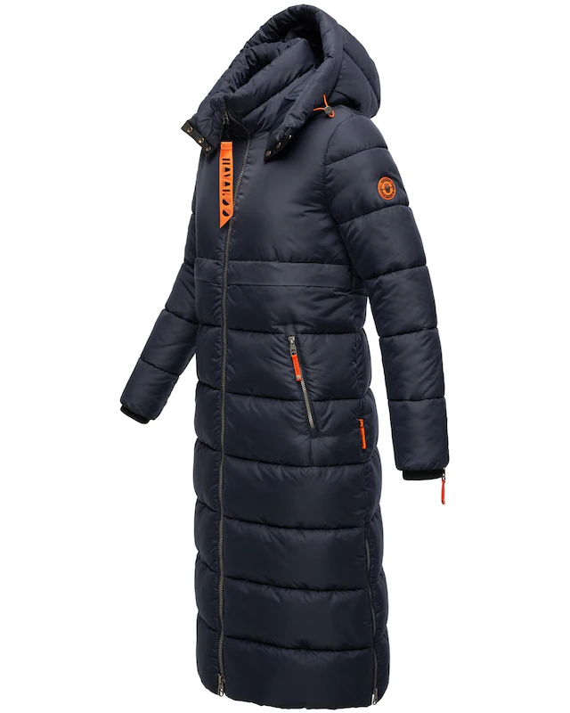 Navahoo Steppmantel »Kristallblume« modischer, gesteppter Damen Wintermantel