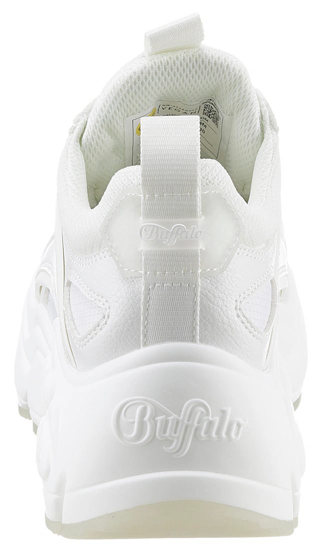 Buffalo Sneaker »BINARY« in monochromer Optik, Freizeitschuh, Halbschuh, Schnürschuh