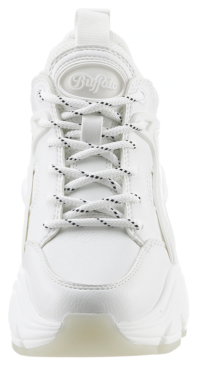 Buffalo Sneaker »BINARY« in monochromer Optik, Freizeitschuh, Halbschuh, Schnürschuh