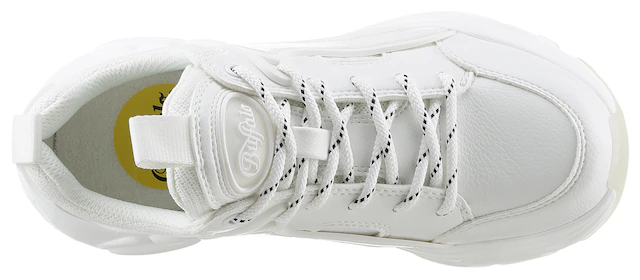 Buffalo Sneaker »BINARY« in monochromer Optik, Freizeitschuh, Halbschuh, Schnürschuh