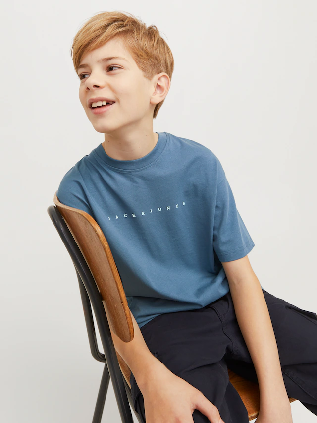 Jack & Jones Junior Rundhalsshirt »JJESTAR lässig, weich, atmungsaktiv, stylisch« bedruckt, casual, relaxed fit, Rundhals
