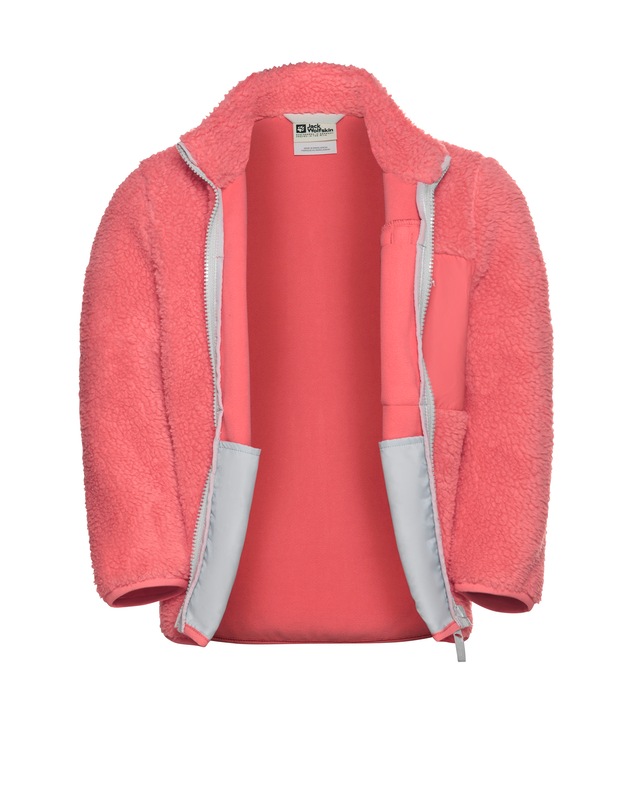 Jack Wolfskin Fleecejacke »ICE CURL JACKET K« mit Eingrifftaschen und Brusttaschen, atmungsaktiv, winddicht