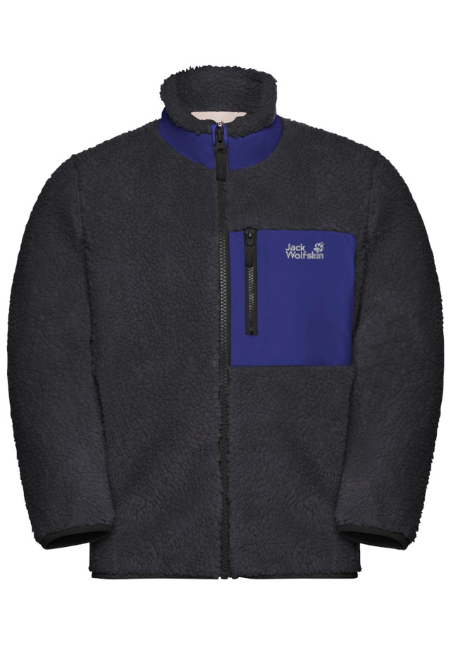 Jack Wolfskin Fleecejacke »ICE CURL JACKET K« mit Eingrifftaschen und Brusttaschen, atmungsaktiv, winddicht