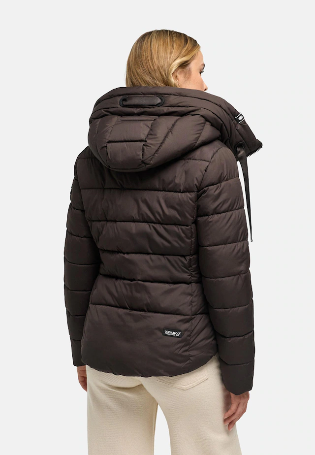 Navahoo Steppjacke »Amayaa« mit Kapuze stylische Damen Winterjacke mit coolen Applikationen