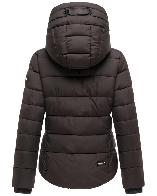 Navahoo Steppjacke »Amayaa« mit Kapuze stylische Damen Winterjacke mit coolen Applikationen