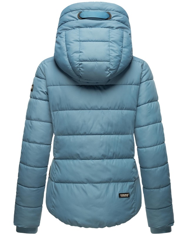 Navahoo Steppjacke »Amayaa« mit Kapuze stylische Damen Winterjacke mit coolen Applikationen