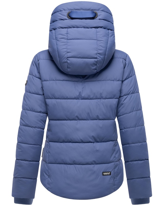 Navahoo Steppjacke »Amayaa« mit Kapuze stylische Damen Winterjacke mit coolen Applikationen