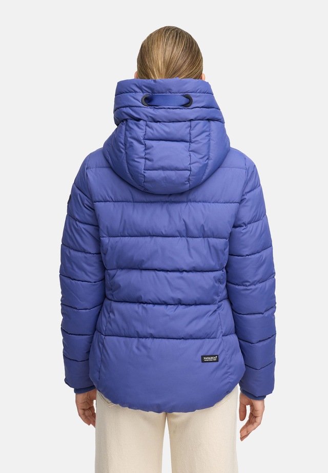 Navahoo Steppjacke »Amayaa« mit Kapuze stylische Damen Winterjacke mit coolen Applikationen
