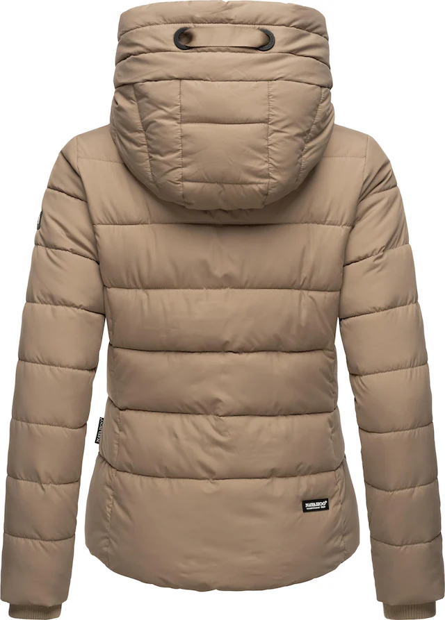 Navahoo Steppjacke »Amayaa« mit Kapuze stylische Damen Winterjacke mit coolen Applikationen