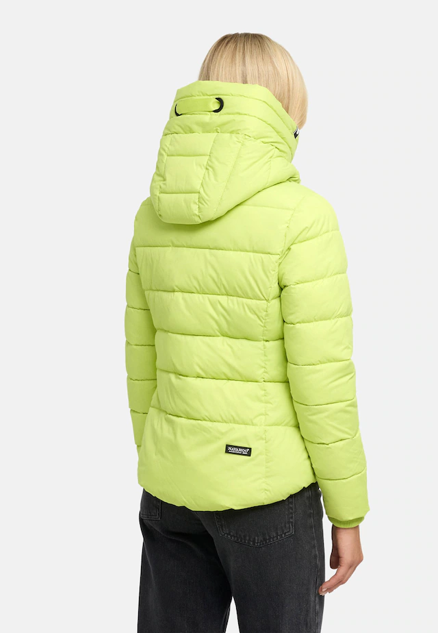 Navahoo Steppjacke »Amayaa« mit Kapuze stylische Damen Winterjacke mit coolen Applikationen