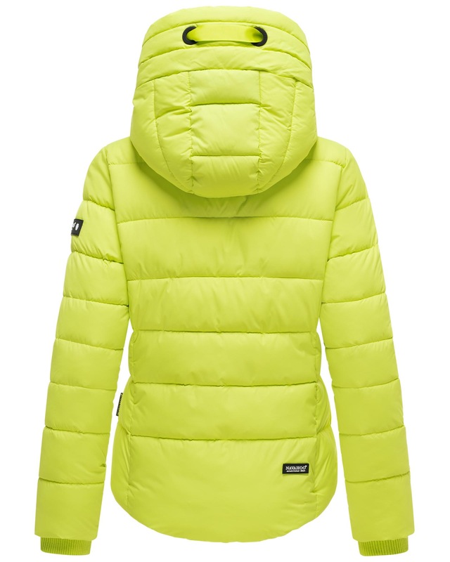 Navahoo Steppjacke »Amayaa« mit Kapuze stylische Damen Winterjacke mit coolen Applikationen