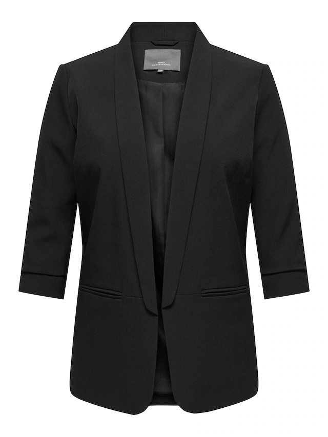 ONLY CARMAKOMA Kurzblazer »CARELLY 3/4 LIFE BLAZER WVN« Kunstfaser mit Stretch