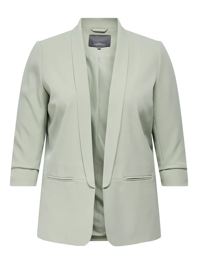 ONLY CARMAKOMA Kurzblazer »CARELLY 3/4 LIFE BLAZER WVN« Kunstfaser mit Stretch