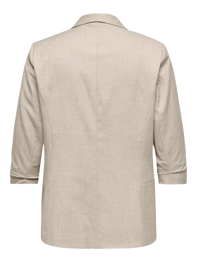 ONLY CARMAKOMA Kurzblazer »CARELLY 3/4 LIFE BLAZER WVN« Kunstfaser mit Stretch