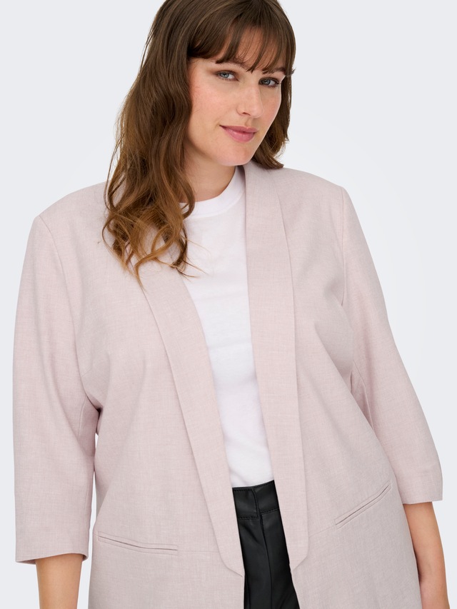 ONLY CARMAKOMA Kurzblazer »CARELLY 3/4 LIFE BLAZER WVN« Kunstfaser mit Stretch