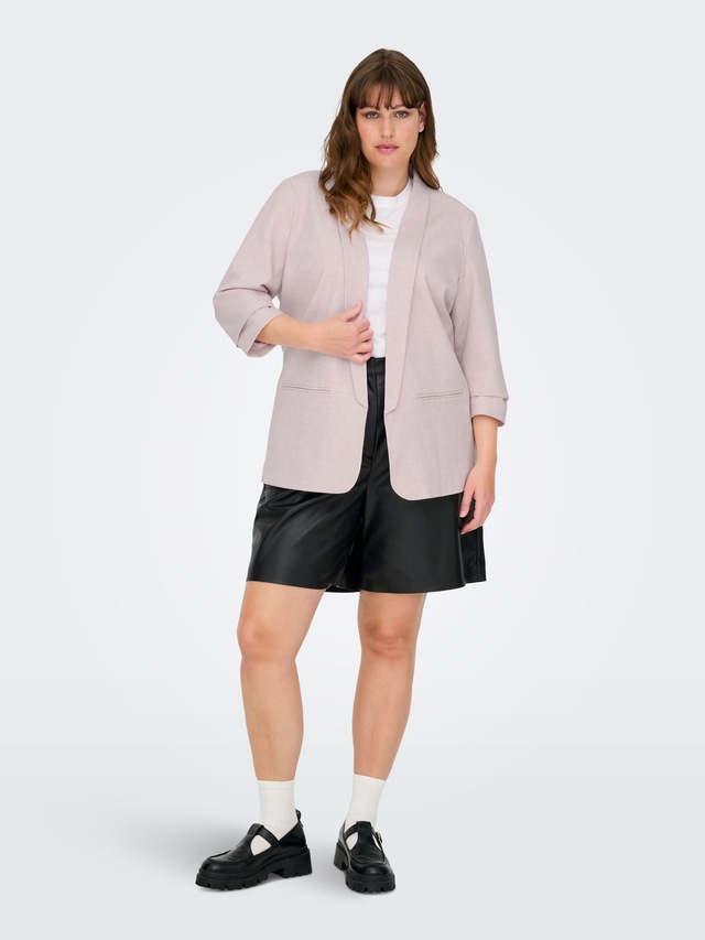 ONLY CARMAKOMA Kurzblazer »CARELLY 3/4 LIFE BLAZER WVN« Kunstfaser mit Stretch