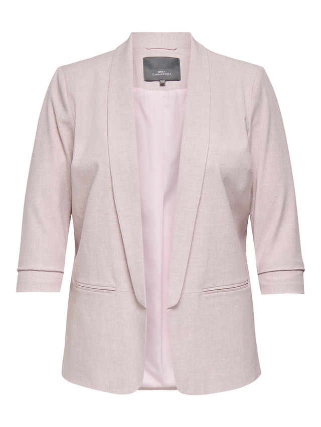 ONLY CARMAKOMA Kurzblazer »CARELLY 3/4 LIFE BLAZER WVN« Kunstfaser mit Stretch