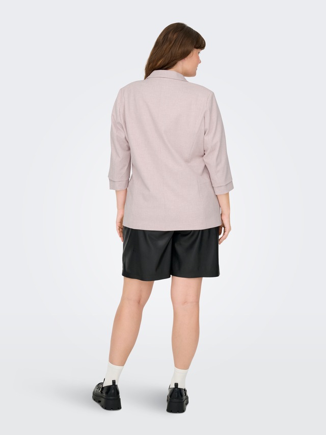 ONLY CARMAKOMA Kurzblazer »CARELLY 3/4 LIFE BLAZER WVN« Kunstfaser mit Stretch