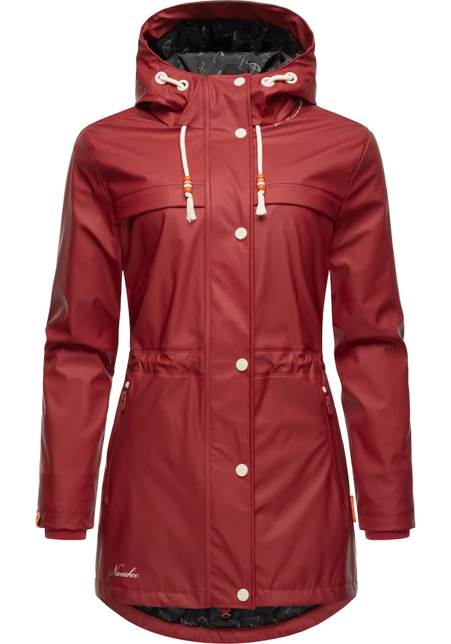 Navahoo Regenmantel »Rainy Forest« modischer Damen Outdoor Regenparka