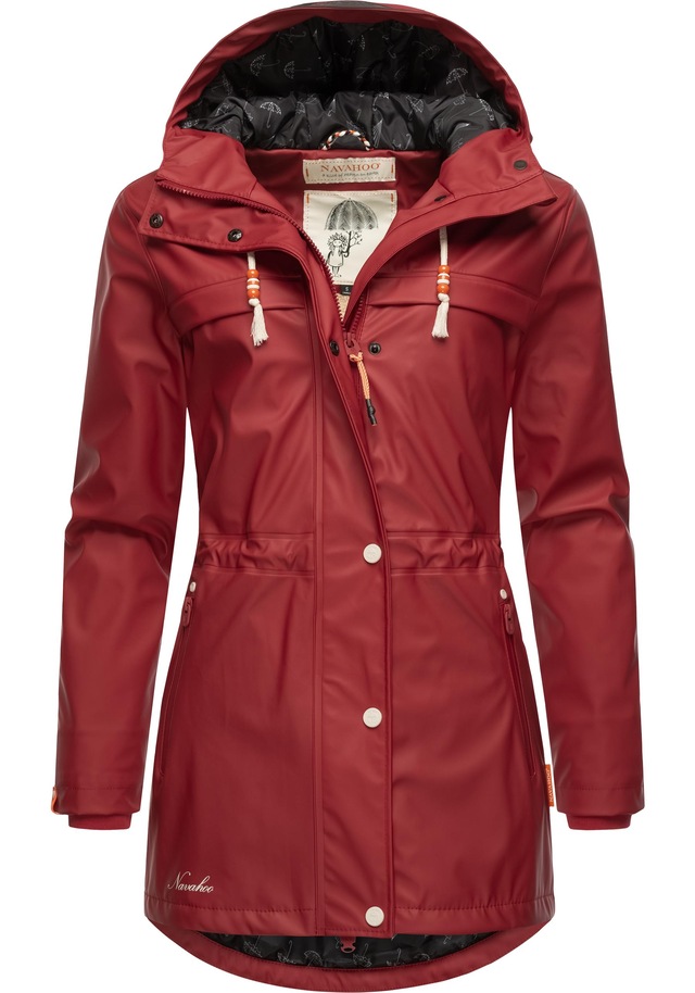 Navahoo Regenmantel »Rainy Forest« modischer Damen Outdoor Regenparka
