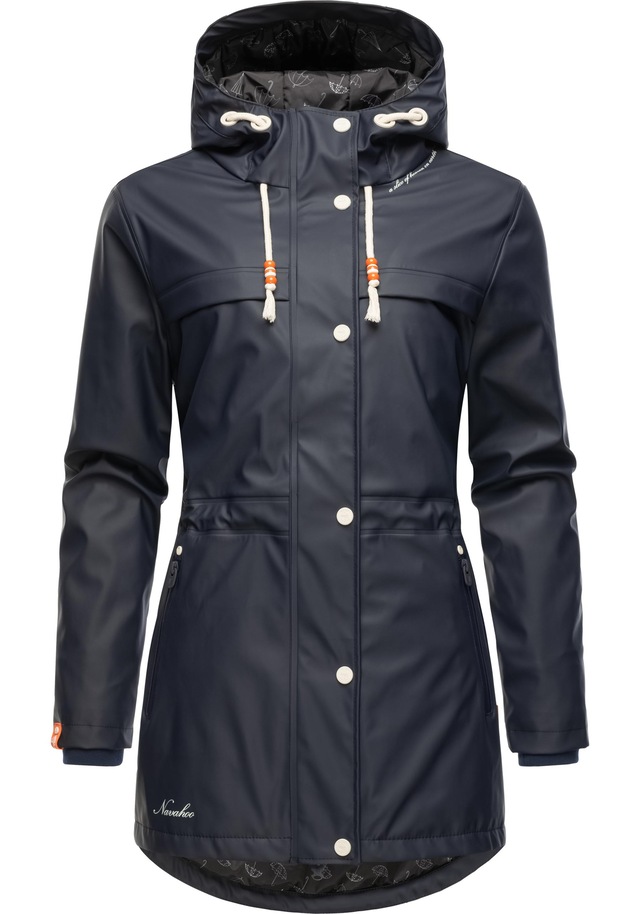 Navahoo Regenmantel »Rainy Forest« modischer Damen Outdoor Regenparka