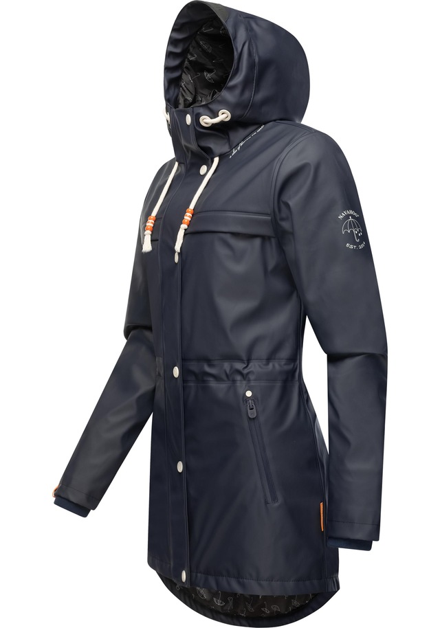Navahoo Regenmantel »Rainy Forest« modischer Damen Outdoor Regenparka