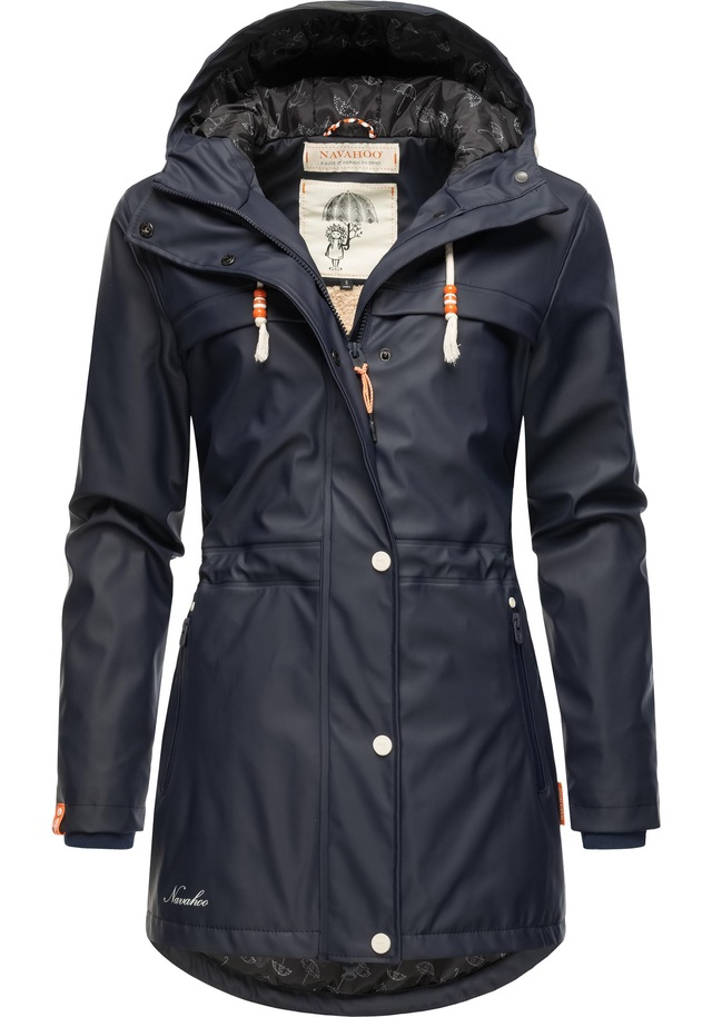 Navahoo Regenmantel »Rainy Forest« modischer Damen Outdoor Regenparka