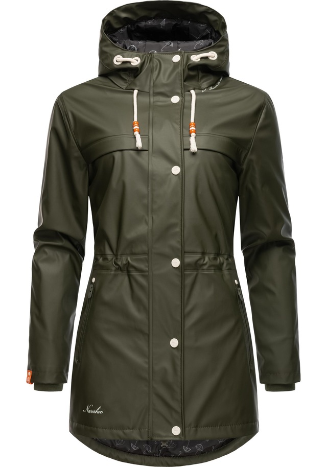 Navahoo Regenmantel »Rainy Forest« modischer Damen Outdoor Regenparka