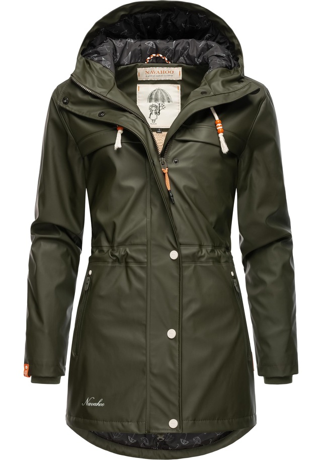 Navahoo Regenmantel »Rainy Forest« modischer Damen Outdoor Regenparka