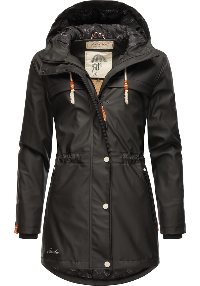 Navahoo Regenmantel »Rainy Forest« modischer Damen Outdoor Regenparka