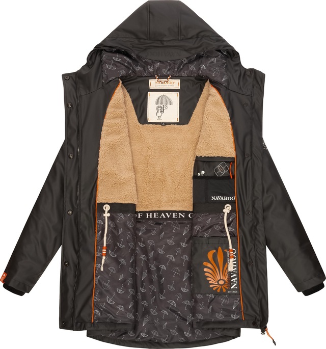 Navahoo Regenmantel »Rainy Forest« modischer Damen Outdoor Regenparka