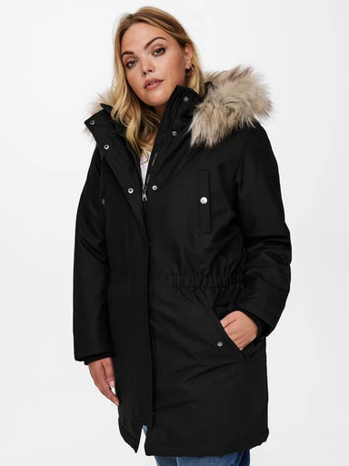 ONLY CARMAKOMA Parka »CARIRENA PARKA COAT OTW« mit Kapuze Kunstfaser, regular fit