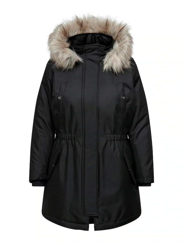 ONLY CARMAKOMA Parka »CARIRENA PARKA COAT OTW« mit Kapuze Kunstfaser, regular fit