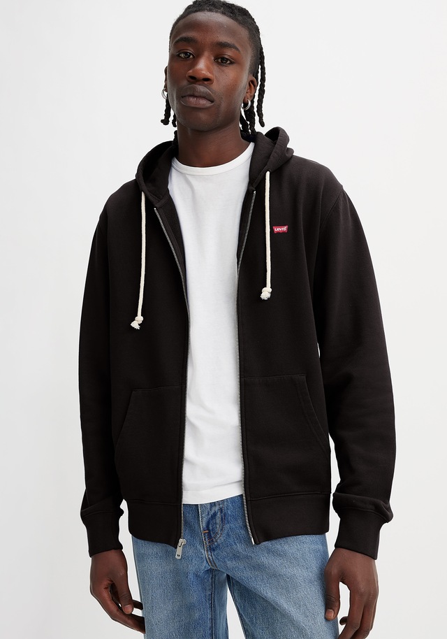 Levi's® Kapuzensweatjacke »NEW ORIGINAL ZIP UP« mit Logo-Stickerei und Kängurutasche
