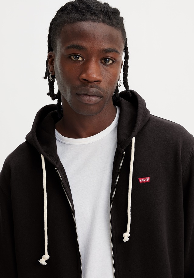 Levi's® Kapuzensweatjacke »NEW ORIGINAL ZIP UP« mit Logo-Stickerei und Kängurutasche
