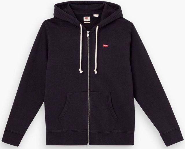 Levi's® Kapuzensweatjacke »NEW ORIGINAL ZIP UP« mit Logo-Stickerei und Kängurutasche