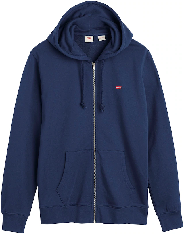 Levi's® Kapuzensweatjacke »NEW ORIGINAL ZIP UP« mit Logo-Stickerei und Kängurutasche