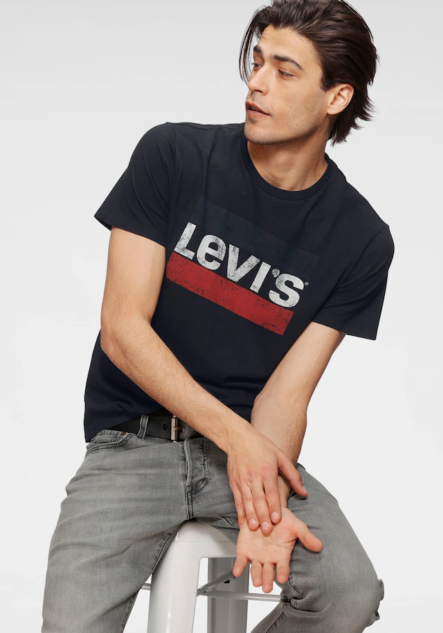 Levi's® T-Shirt mit großem Logoprint