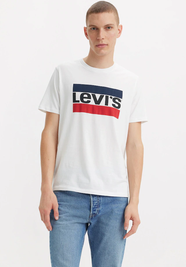 Levi's® T-Shirt mit großem Logoprint