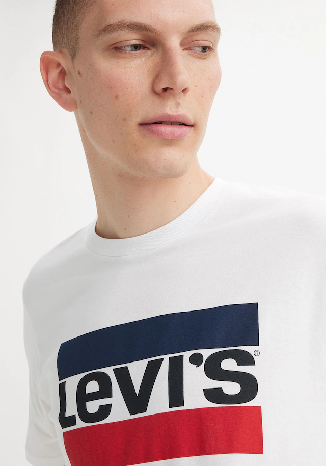 Levi's® T-Shirt mit großem Logoprint
