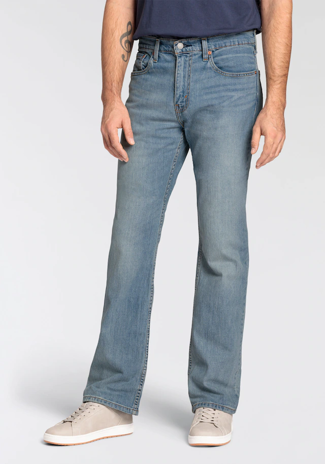 Levi's® Bootcut-Jeans »527 SLIM BOOT CUT« in cleaner Waschung