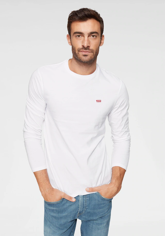 Levi's® Langarmshirt mit Logo-Applikation