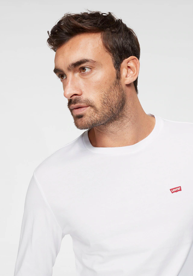 Levi's® Langarmshirt mit Logo-Applikation