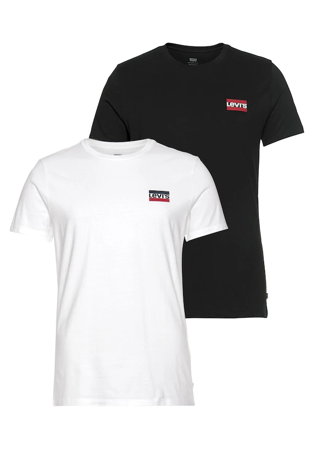 Levi's® T-Shirt »LE 2PK CREWNECK GRAPHIC« 2 Stk.
